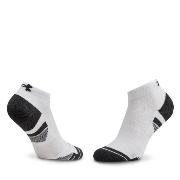 Under Armour Набір 3 пар низьких шкарпеток unisex Under Armour Ua Performance Tech 3Pk Low 1379504-100 White/White/Jet Gray