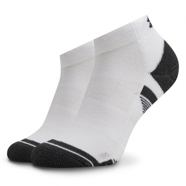 Under Armour Набір 3 пар низьких шкарпеток unisex Under Armour Ua Performance Tech 3Pk Low 1379504-100 White/White/Jet Gray