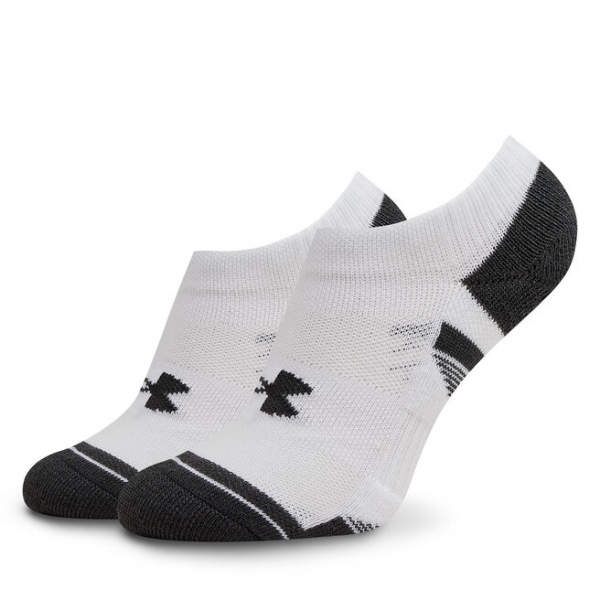 Under Armour Набір 3 пар шкарпеток до щиколотки unisex Under Armour Ua Performance Tech 3Pk Ns 1379503-100 White/White/Jet Gray