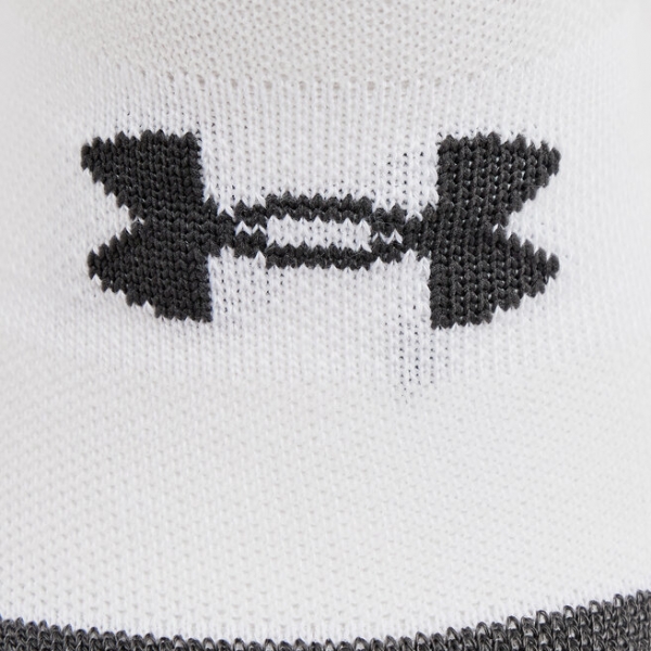 Under Armour Набір 3 пар шкарпеток до щиколотки unisex Under Armour Ua Performance Tech 3Pk Ns 1379503-100 White/White/Jet Gray