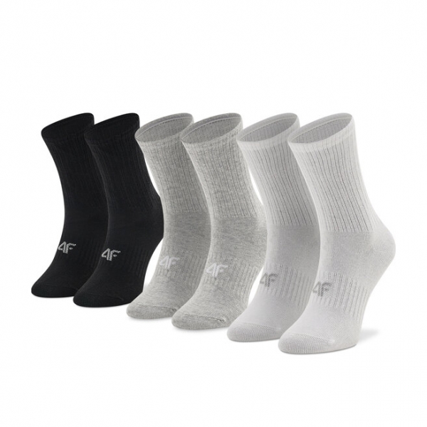 4F Набір 3 пар високих дитячих шкарпеток 4F 4FJAW22USOCM057 Multicolor