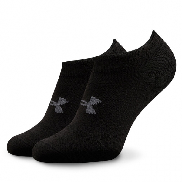 Under Armour Набір 6 пар шкарпеток до щиколотки unisex Under Armour Ua Essential No Show 6Pk 1382611-001 Black/Black/Castlerock