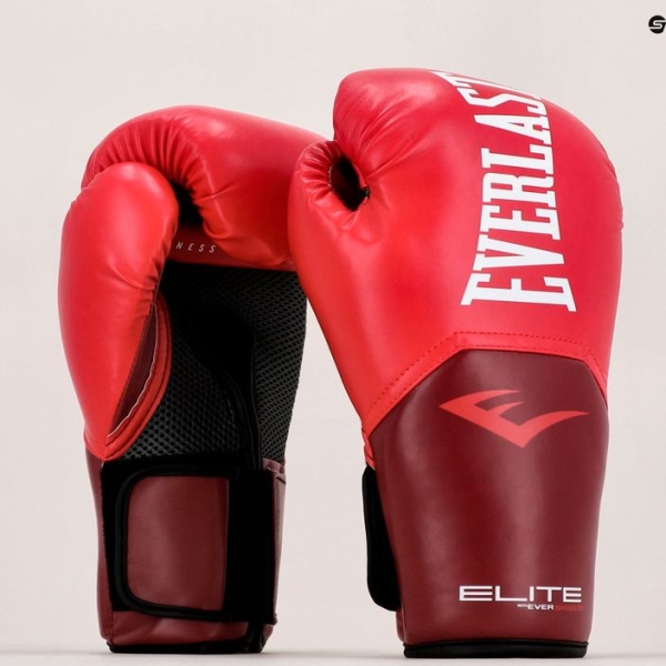 Рукавиці воксерські EVERLAST Pro Style Elite 2 червоні EV2500 7