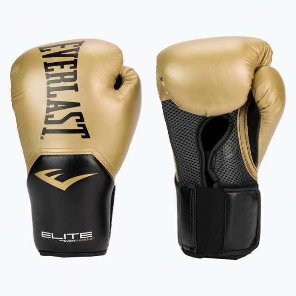 Рукавиці воксерські EVERLAST Pro Style Elite 2 золоті EV2500 3