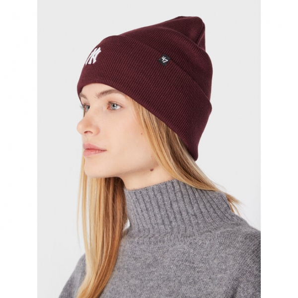 47 Brand Шапкa 47 Brand Mbl New York Yankees Base Runner '47 Cuff Knit B-BRNCK17ACE-KM Dark Maroon