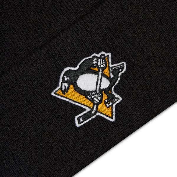 47 Brand Шапкa 47 Brand Nhl Pittsburgh Penguins Haymaker '47 Cuff Knit H-HYMKR15ACE-BK Black