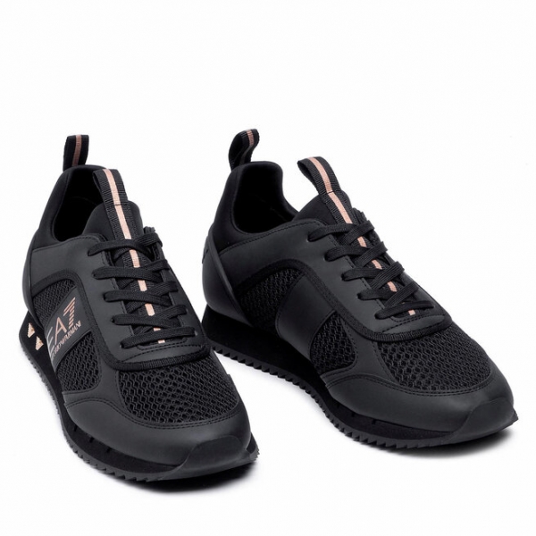 EA7 Emporio Armani Снікерcи EA7 Emporio Armani X8X027 XK050 M701 Triple Black/Gold