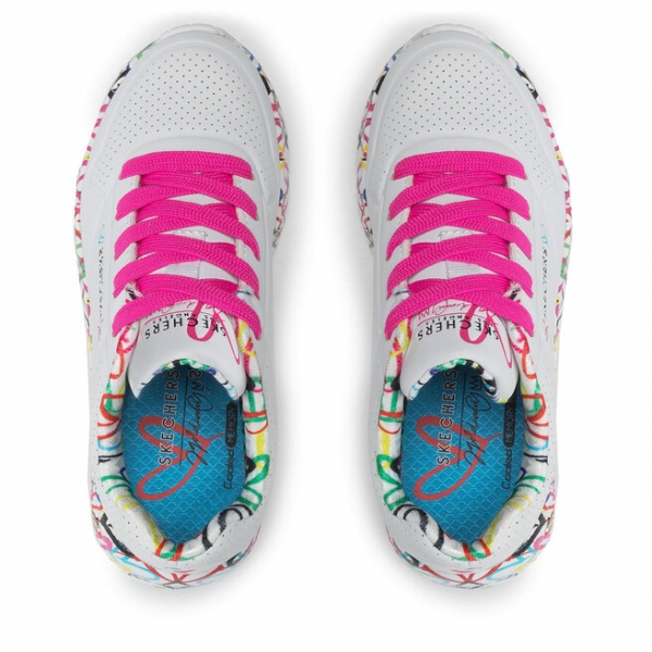 Skechers Снікерcи Skechers Lovely Luv 314976L/WMLT White/Multi