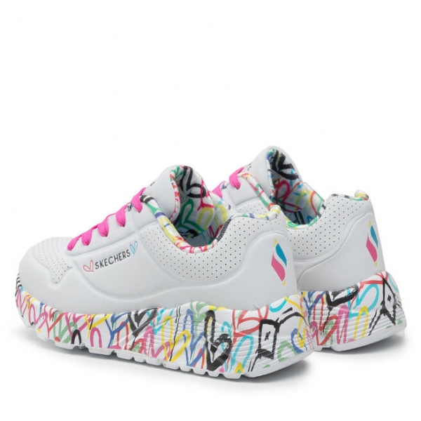 Skechers Снікерcи Skechers Lovely Luv 314976L/WMLT White/Multi