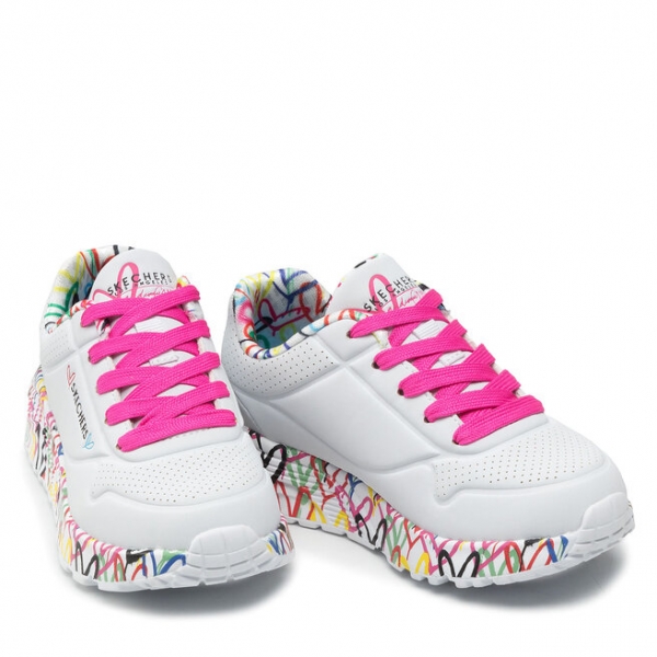 Skechers Снікерcи Skechers Lovely Luv 314976L/WMLT White/Multi