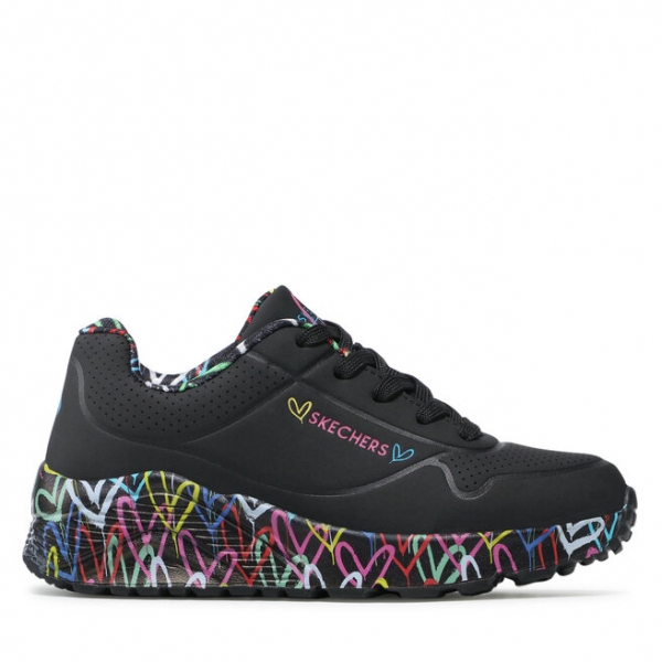 Skechers Снікерcи Skechers Uno Lite Lovely Luv 314976L/BKMT Black/Multi