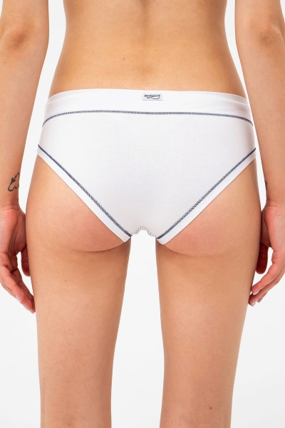 Трусики слип с принтом 6034d white/dots