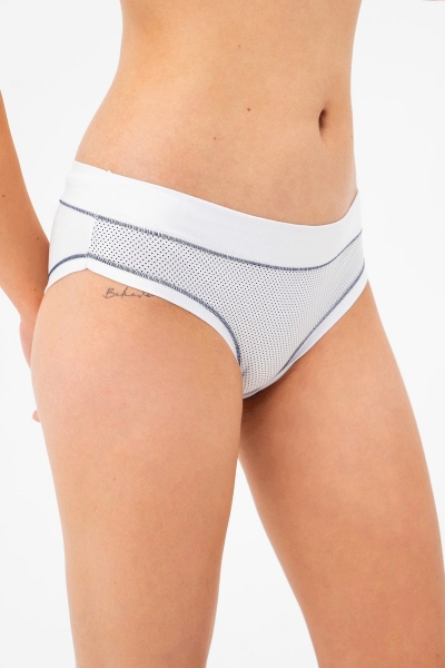 Трусики слип с принтом 6034d white/dots