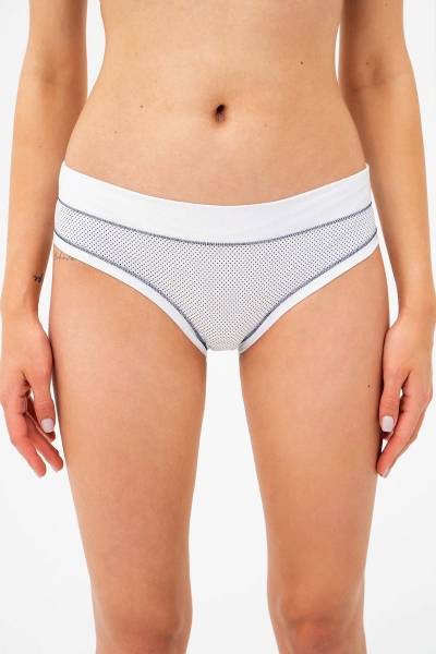 Трусики слип с принтом 6034d white/dots