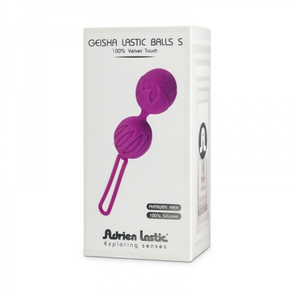 Вагінальні кульки Adrien Lastic Geisha Lastic Balls Mini Pink (S), діаметр 3,4 см, вага 85гр