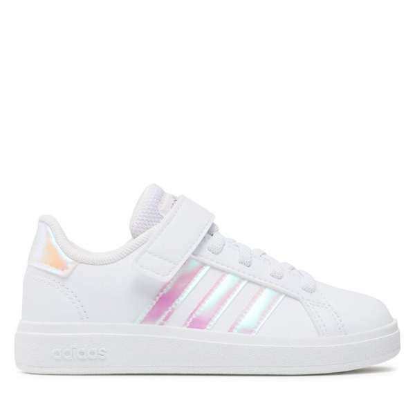 adidas Взуття adidas Grand Court Lifestyle Court Elastic Lace and Top Strap Shoes GY2327 Білий