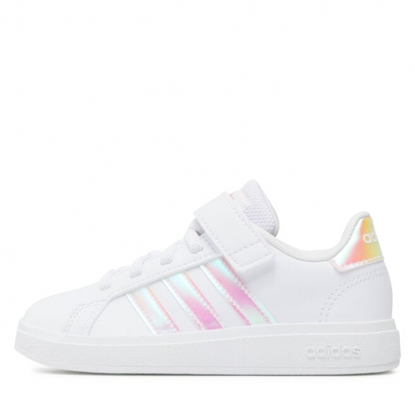 adidas Взуття adidas Grand Court Lifestyle Court Elastic Lace and Top Strap Shoes GY2327 Білий