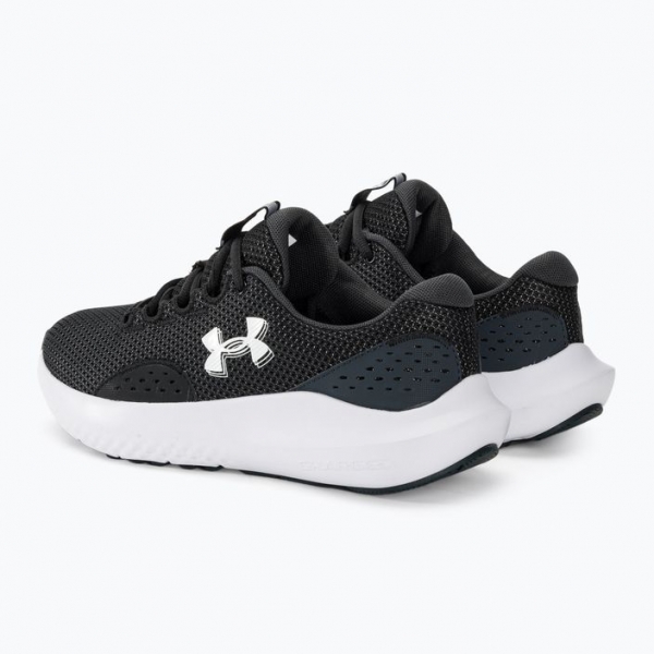Черевики для бігу жіночі Under Armour Charged Surge 4 black/anthracite/white 3