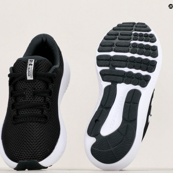 Черевики для бігу жіночі Under Armour Charged Surge 4 black/anthracite/white 9