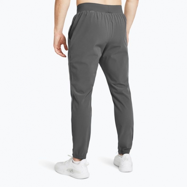 Чоловічі еластичні джоггери Under Armour Stretch Woven Joggers на застібці-блискавці/чорні 3
