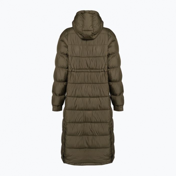 Довгий жіночий пуховик Columbia Pike Lake II оливково-зелений 9