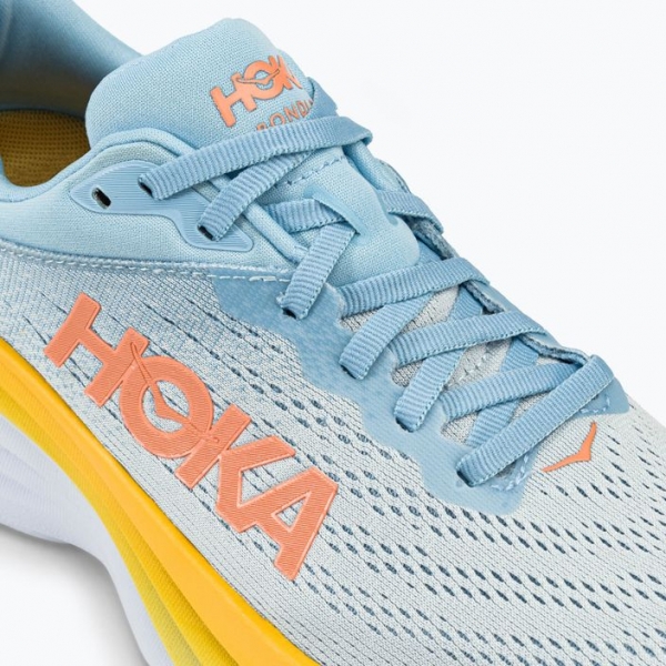 Кросівки для бігу жіночі HOKA Bondi 8 блакитні 1127952-SSCA 9