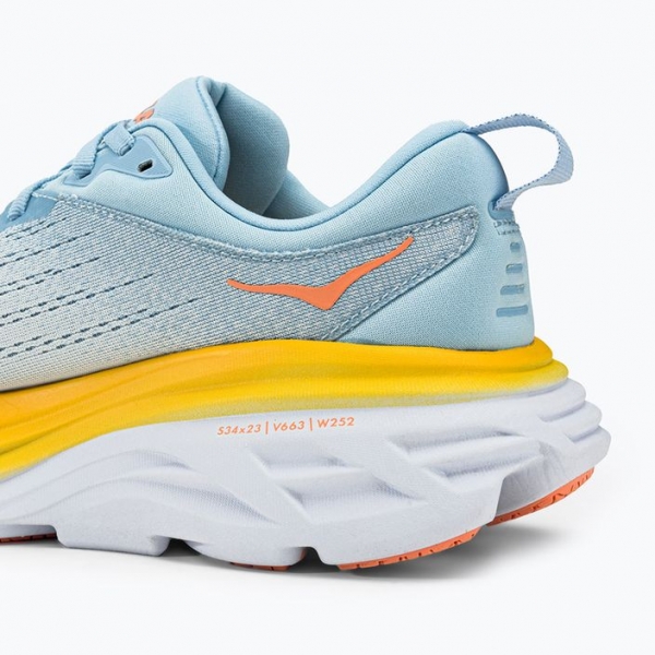 Кросівки для бігу жіночі HOKA Bondi 8 блакитні 1127952-SSCA 11