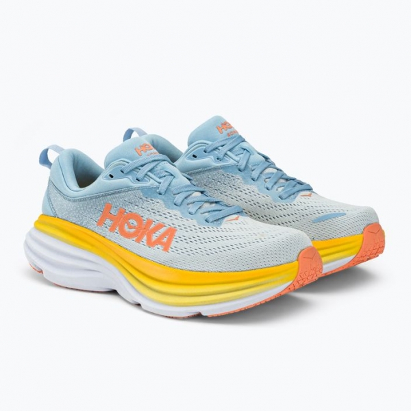 Кросівки для бігу жіночі HOKA Bondi 8 блакитні 1127952-SSCA 4