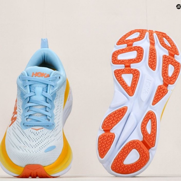 Кросівки для бігу жіночі HOKA Bondi 8 блакитні 1127952-SSCA 15