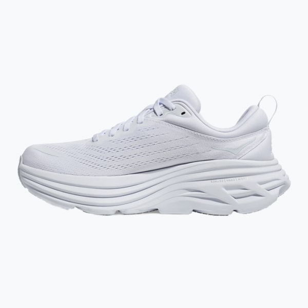 Кросівкі для бігу жіночі HOKA Bondi 8 white/white 11