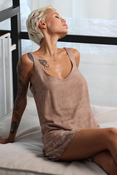 Майка на широких бретелях 1111/67009