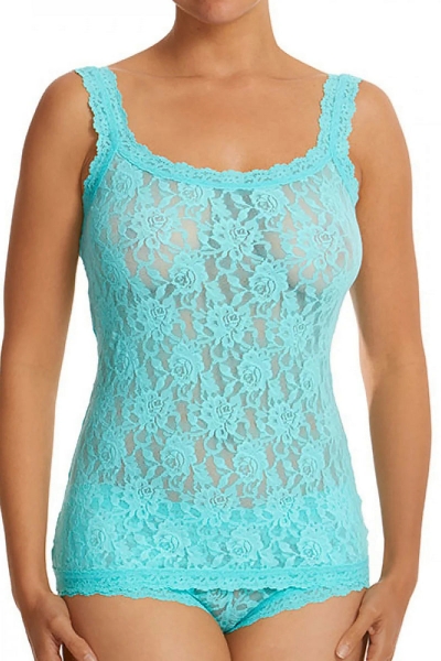 Кружевная майка 1390LP Signature Lace bright aqua blue