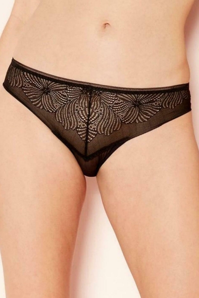 Кружевные трусики слип W06TG Fabulous Feel black