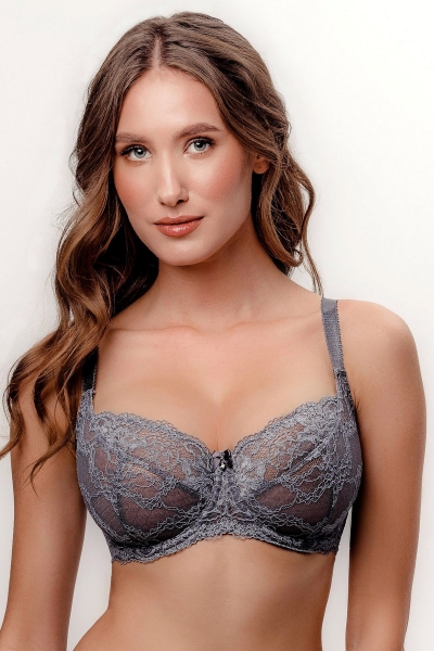 М'який мереживний бюстгальтер 1466/14 Kler black pearl0