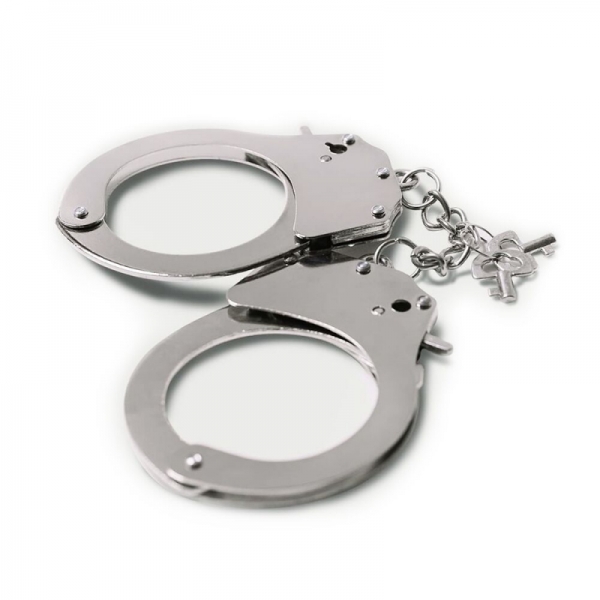 Наручники металеві Adrien Lastic Handcuffs Metallic (поліцейські) Наручники металеві Adrien Lastic Handcuffs Metallic (поліцейські)