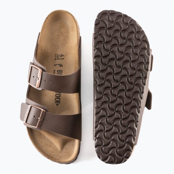 Шльопанці BIRKENSTOCK Arizona BF Regular темно-коричневі 5