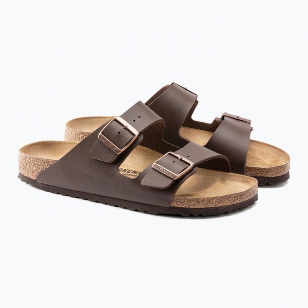 Шльопанці BIRKENSTOCK Arizona BF Regular темно-коричневі 4