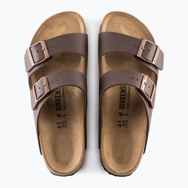 Шльопанці BIRKENSTOCK Arizona BF Regular темно-коричневі 6