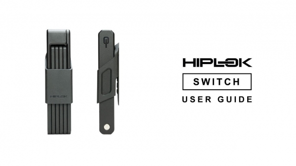 Велосипедний замок Hiplok Switch чорний