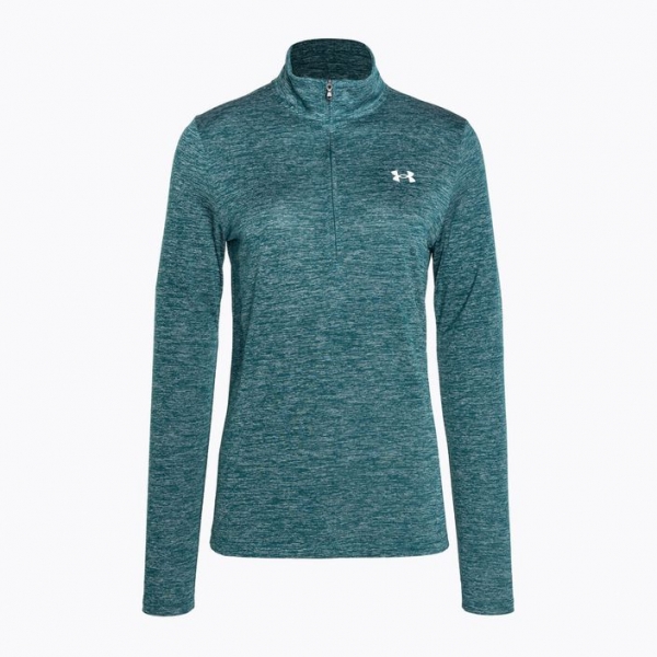Жіночий світшот Under Armour Tech 1/2 Zip-Twist hydro чирок/білий 3