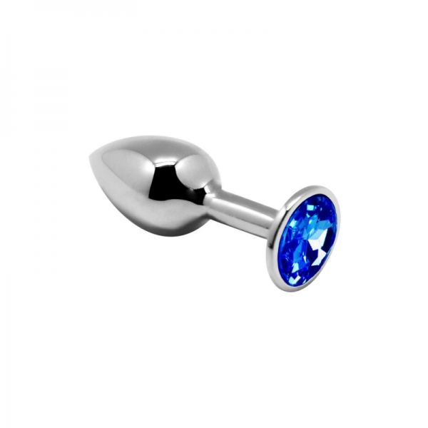 Анальна пробка Alive Mini Metal Butt Plug Blue S Анальна пробка Alive Mini Metal Butt Plug Blue S
