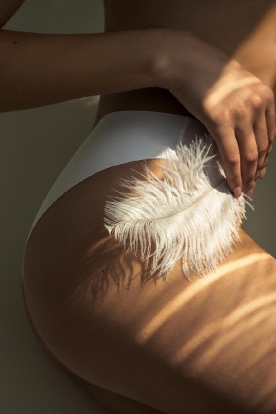 Хлопковые трусики бразилиана с бесшовными краями 9201 Mickey