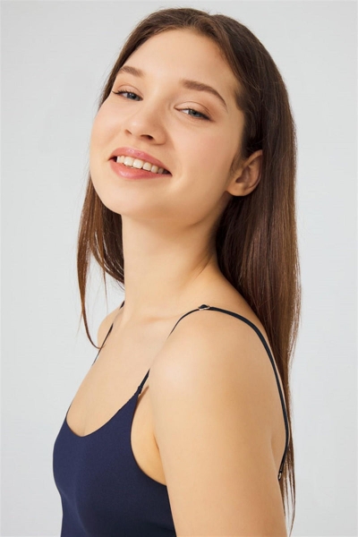 Безшовний топ CH1752 navy blue4