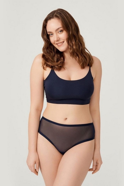 Безшовний топ CH1752 navy blue6