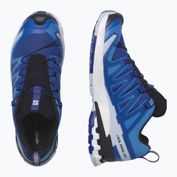 Чоловічі кросівки Salomon XA Pro 3D V9 surfing the web/ibiza сині/білі 5