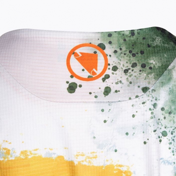 Дитяча велофутболка Endura Singletrack Core гірчичного кольору 4