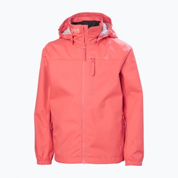 Дитяча вітрильна куртка Helly Hansen Crew Hooded JR sunset pink 6