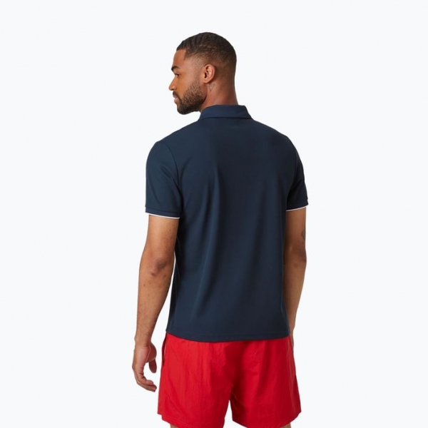 Футболка поло для вітрильного спорту чоловіча Helly Hansen Ocean Polo синя 34207_598 2