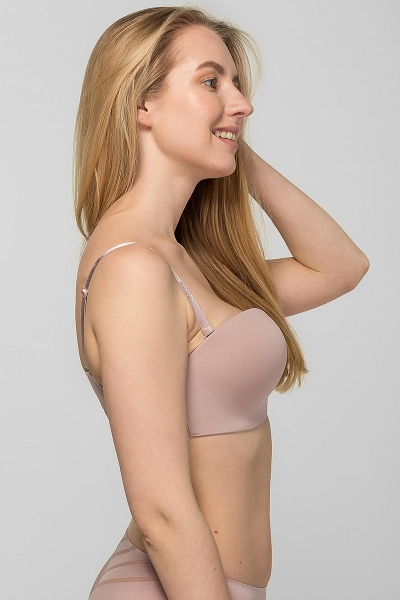 Гладкий бюстгальтер балконет SLZ19801225/225С4