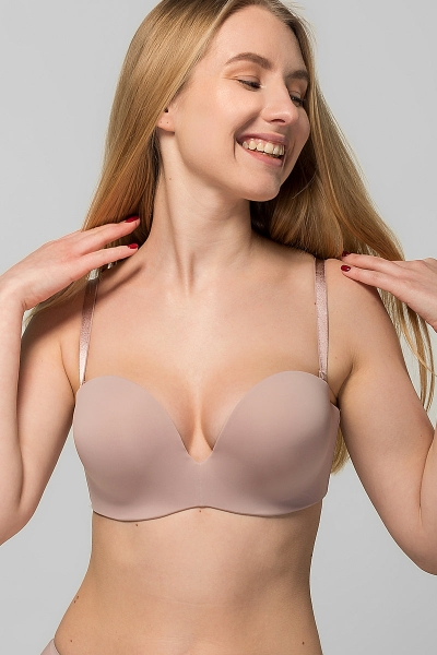 Гладкий бюстгальтер балконет SLZ19801225/225С0
